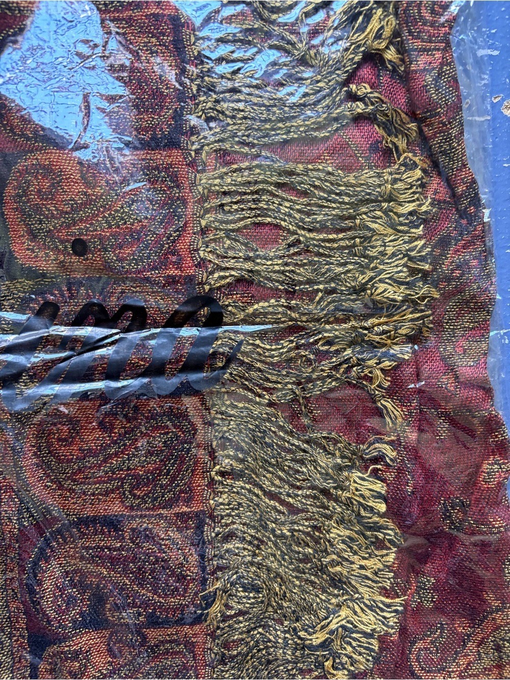Pashmina & Silk Scarf,New - Picture 5 of 6